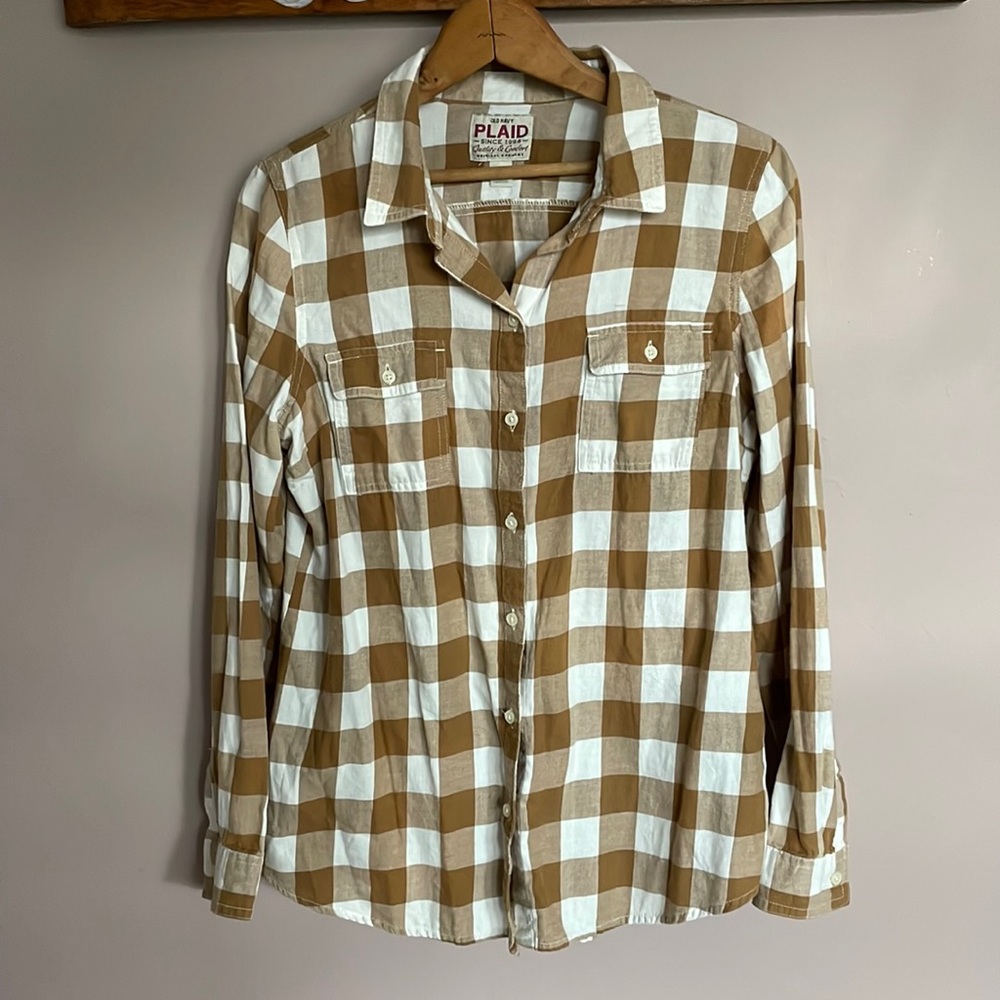 Vintage Old Navy Plaid Button Up